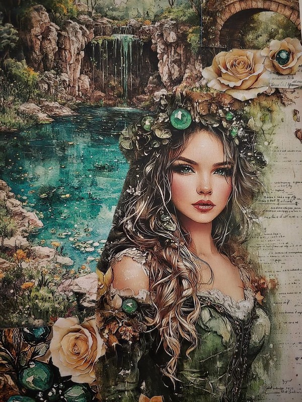 Scrapbooking fond avec personnes